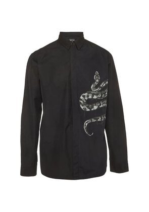 Just Cavalli Vintage snake-print shirt - Black