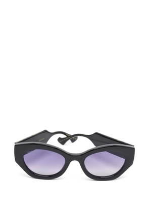 Gucci Pre-Owned cat-eye sunglasses - Black