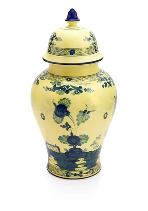 GINORI 1735 potiche floral vase - Yellow