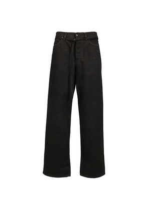 032c Down To Earth belted-waist jeans - Black