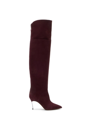 Casadei Blade Corsaro over-the-knee boots - Red