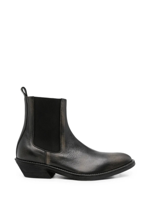 Ann Demeulemeester Caru faded-effect chelsea boots - Black