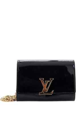 Louis Vuitton Pre-Owned Chain Louise Patent PM clutch bag - Black