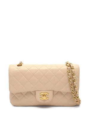 CHANEL Pre-Owned 1994-1996 small Double Flap Caviar shoulder bag - Neutrals