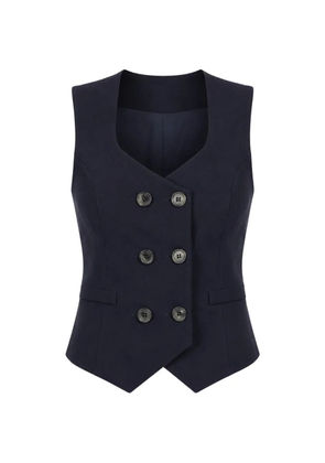 Smythe double-breasted waistcoat - Blue