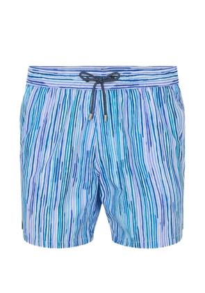 PATRICK ASSARAF striped swim shorts - Blue