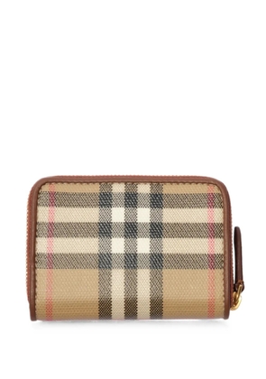 Burberry Check coin purse - Neutrals