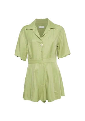 SANDRO short-sleeve playsuit - Green