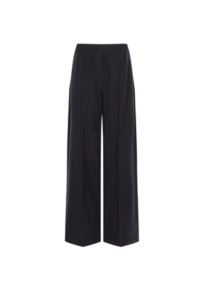 Brunello Cucinelli elasticated-waistband palazzo pants - Black