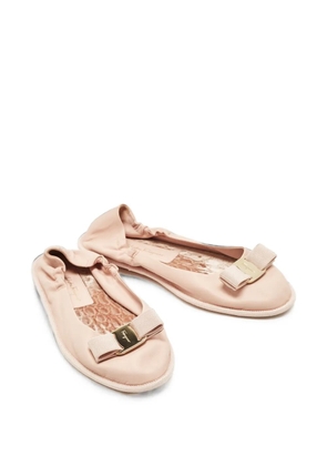 Ferragamo Pre-Owned Vara Bow ballet flats - Pink