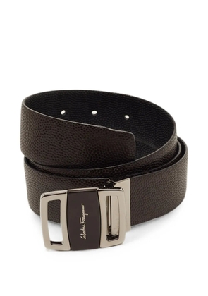 Ferragamo Pre-Owned reversible pebble-effect belt - Black