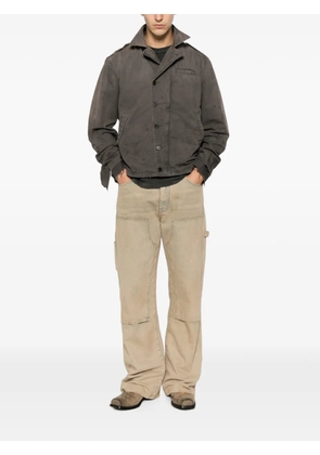 Enfants Riches Déprimés distressed button-up jacket - Grey