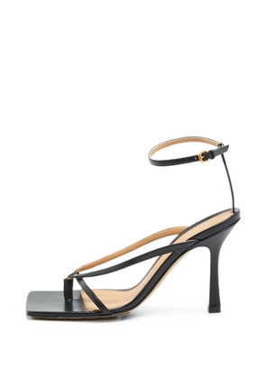 Bottega Veneta Pre-Owned Stretch ankle-strap heeled sandals - Black