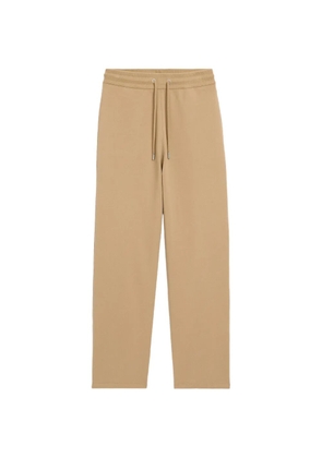 AMI Paris cotton track pants with Ami de Coeur - Neutrals