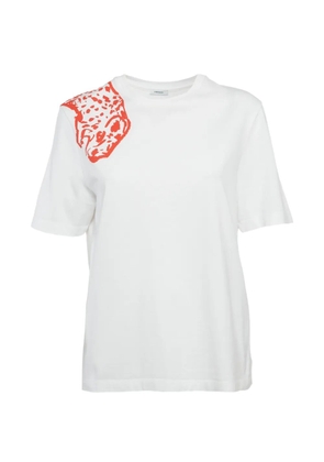 Ferragamo Pre-Owned leopard-print T-shirt - White