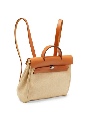 Hermès Pre-Owned 2000 Herbag leather backpack - Neutrals