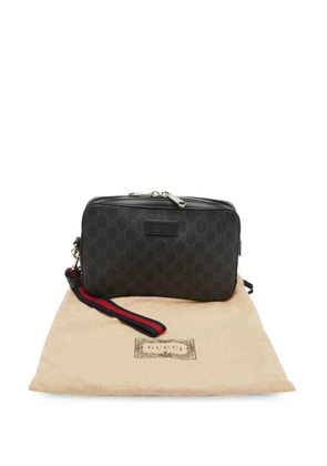 Gucci Pre-Owned GG Supreme Web clutch bag - Black