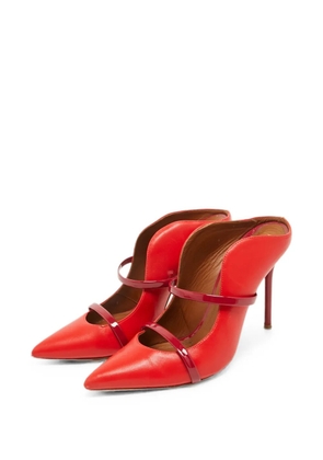 Malone Souliers Maureen pointed-toe mules - Red