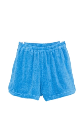 TERRY PUESTO Corsa side-stripe shorts - Blue