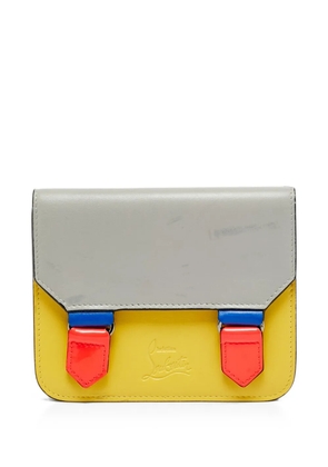 Christian Louboutin Pre-Owned flap pouch multicolor leather belt bag - Yellow