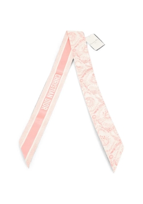 Christian Dior Pre-Owned Toile de Jouy Soleil Mitzah scarf - White