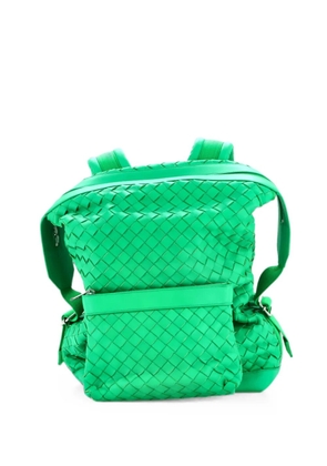 Bottega Veneta Pre-Owned Front Pocket Intrecciato Nappa Large backpack - Green