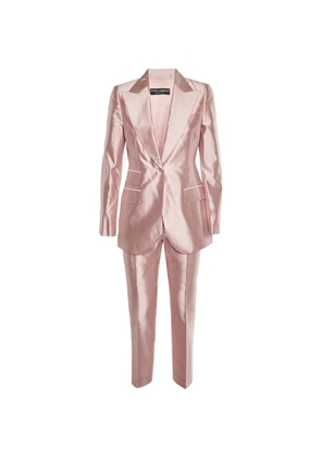 Dolce & Gabbana Pre-Owned Shantung-silk suit - Pink