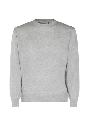 Canali crew-neck sweater - Grey
