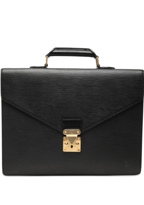 Louis Vuitton Pre-Owned 2002 Epi Serviette Conseiller business bag - Black