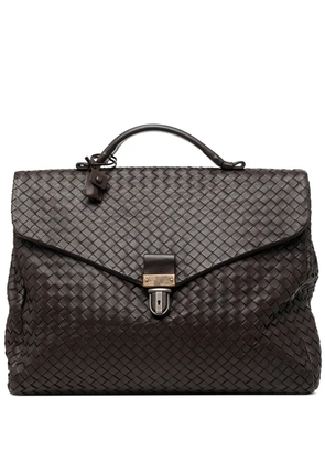 Bottega Veneta Pre-Owned 2012-2026 Nappa Intrecciato business bag - Brown