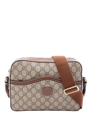 Gucci Pre-Owned 2000-2015 GG Supreme Retro Interlocking G Messenger Bag crossbody bag - Neutrals