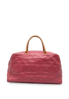 CHANEL Pre-Owned quilted travel bag - Pink