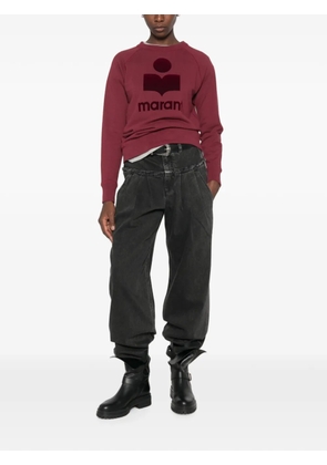 MARANT ÉTOILE Milly logo-print sweatshirt - Red