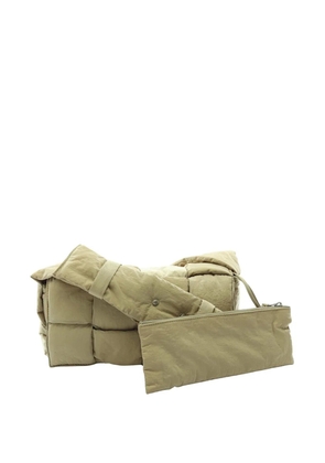 Bottega Veneta Pre-Owned 2012-2026 Nylon Intrecciato Padded Tech Cassette crossbody bag - Green