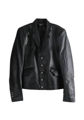 Enfants Riches Déprimés Western Perfect blazer leather jacket - Black