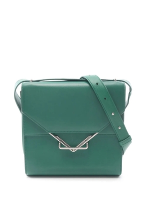 Bottega Veneta Pre-Owned 2012-2026 Leather The Clip crossbody bag - Green