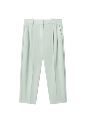 Stella McCartney pleated wool trousers - Green