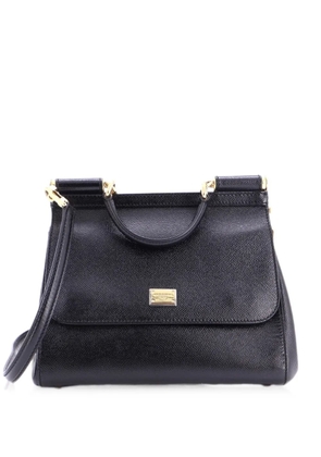 Dolce & Gabbana Pre-Owned Miss Sicily Bag Leather Medium satchel - Black