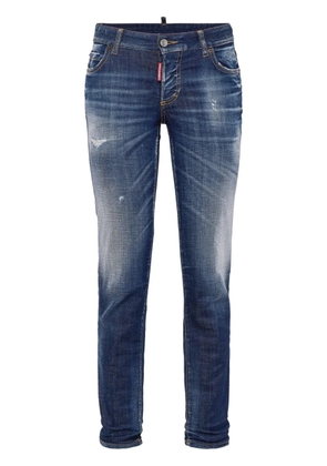 DSQUARED2 cropped skinny jeans - Blue