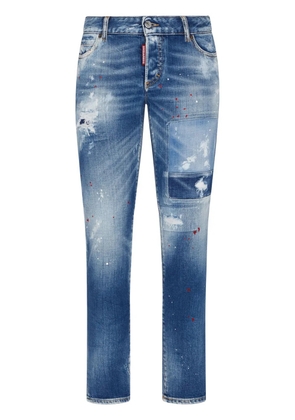 DSQUARED2 distressed slim-leg jeans - Blue