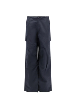 Burberry Equestrian Knight Design cargo pants - Blue