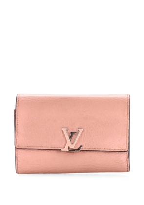 Louis Vuitton Pre-Owned Capucines Wallet Taurillon Leather XS small wallets - Neutrals