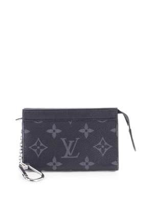Louis Vuitton Pre-Owned Voyage Key Monogram Eclipse Canvas pouch - Black