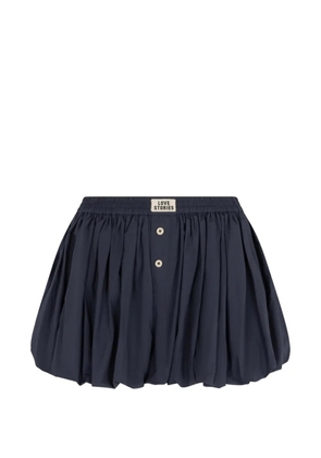 Love Stories Kitty gathered bubble-hem shorts - Blue