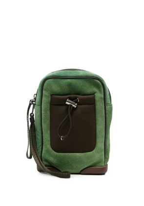 Prada Pre-Owned 1990s suede clutch bag - Green