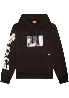 Diesel S-Macs-L3 cotton hoodie - Black