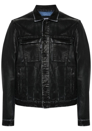 DSQUARED2 garment-dyed jacket - Black
