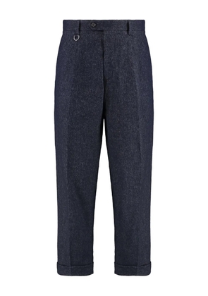 Paolo Pecora pleated trousers - Blue