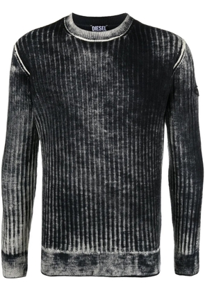Diesel K-Andelero ribbed-knit jumper - Black