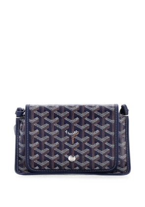 Goyard Pre-Owned Plumet Clutch Wallet Coated Canvas crossbody bag - Blue